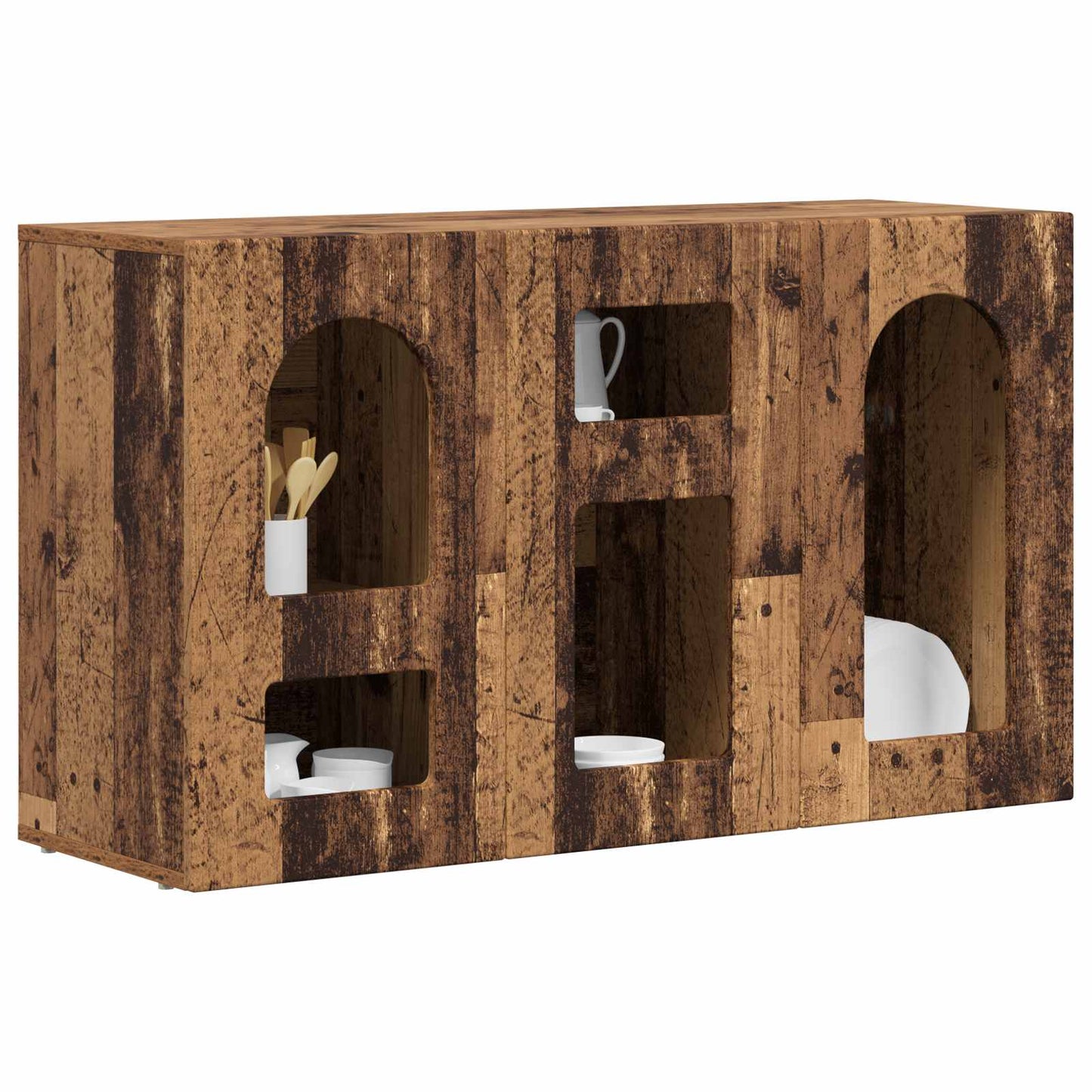 Credenza Legno vecchio 100 x 35 x 59 cm Legno multistrato