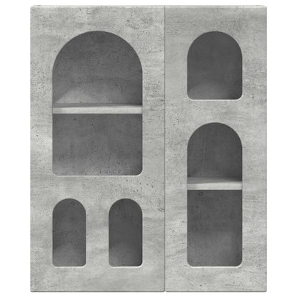 Armadio pensile Grigio cemento 59 x 20 x 71.5 cm