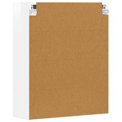 Armadio pensile con lo scaffale Bianco Lucido 59 x 20 x 71.5 cm