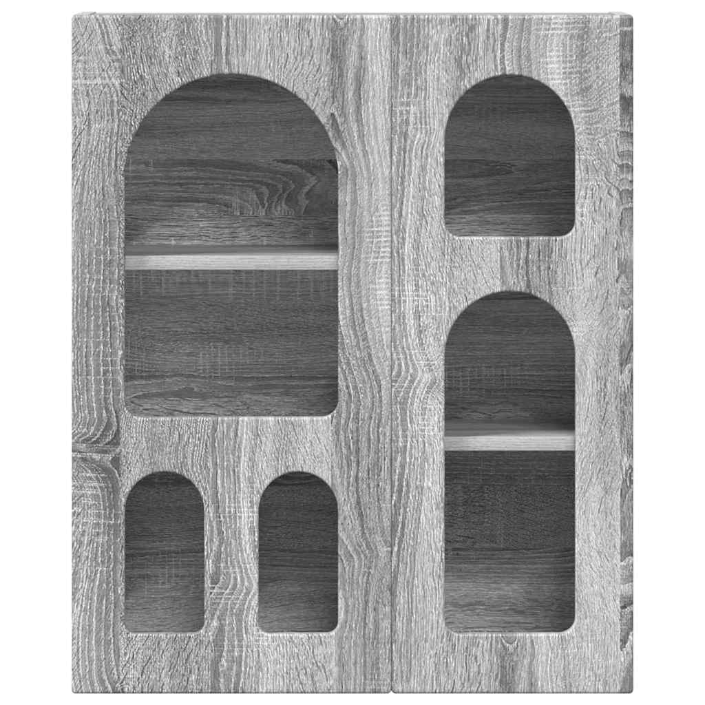 Armadio pensile con lo scaffale Grigio Sonoma 59 x 20 x 71.5 cm