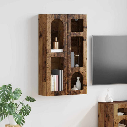 Armadio pensile con lo scaffale Legno vecchio 59 x 20 x 100 cm