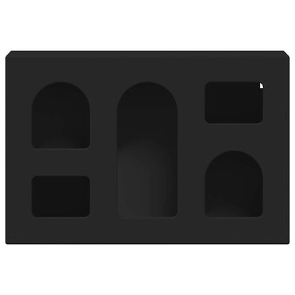 Armadio pensile Nero 60 x 20 x 40 cm Legno multistrato