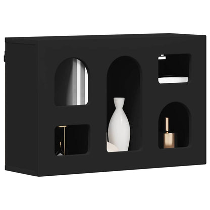 Armadio pensile Nero 60 x 20 x 40 cm Legno multistrato