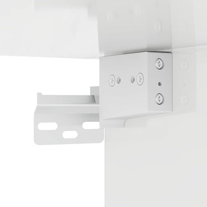 Armadio pensile Bianco Lucido 60 x 20 x 40 cm Legno multistrato