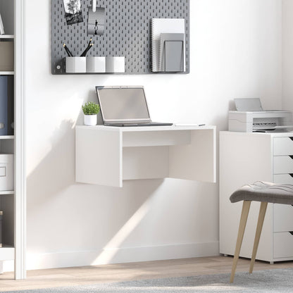 Scrivania a parete Bianco 60 x 45 x 30 cm Legno multistrato | homemem39