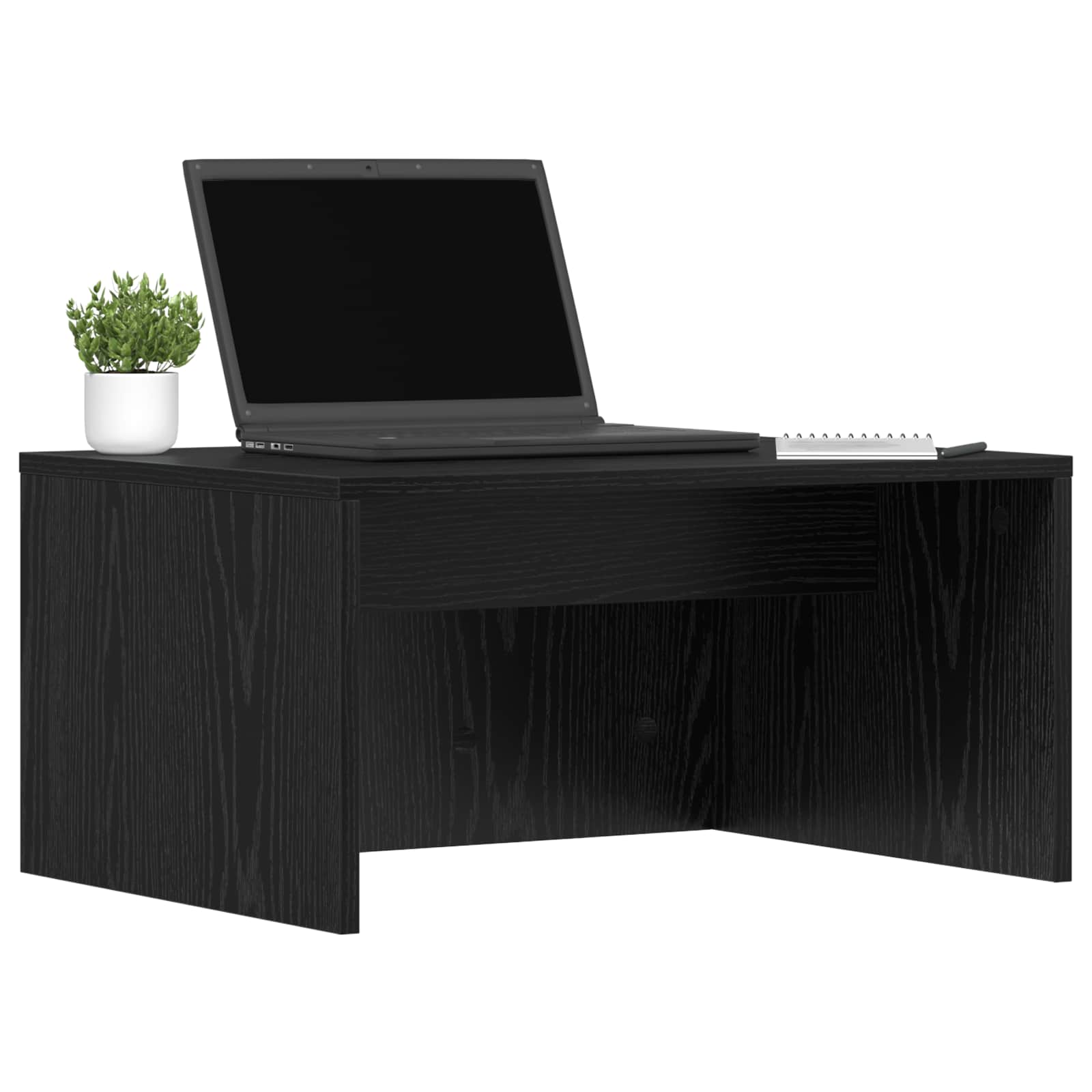 Scrivania a parete Rovere Nero 60 x 45 x 30 cm | homemem39