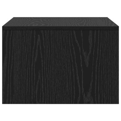 Scrivania a parete Rovere Nero 60 x 45 x 30 cm