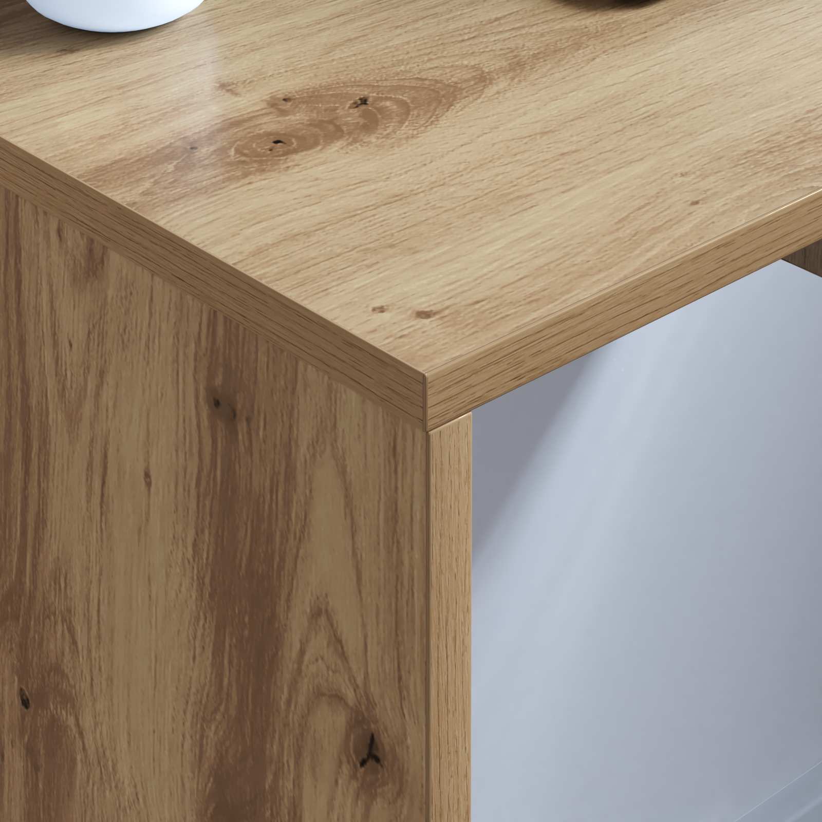 Scrivania a parete Rovere artigianale 60 x 45 x 30 cm | homemem39