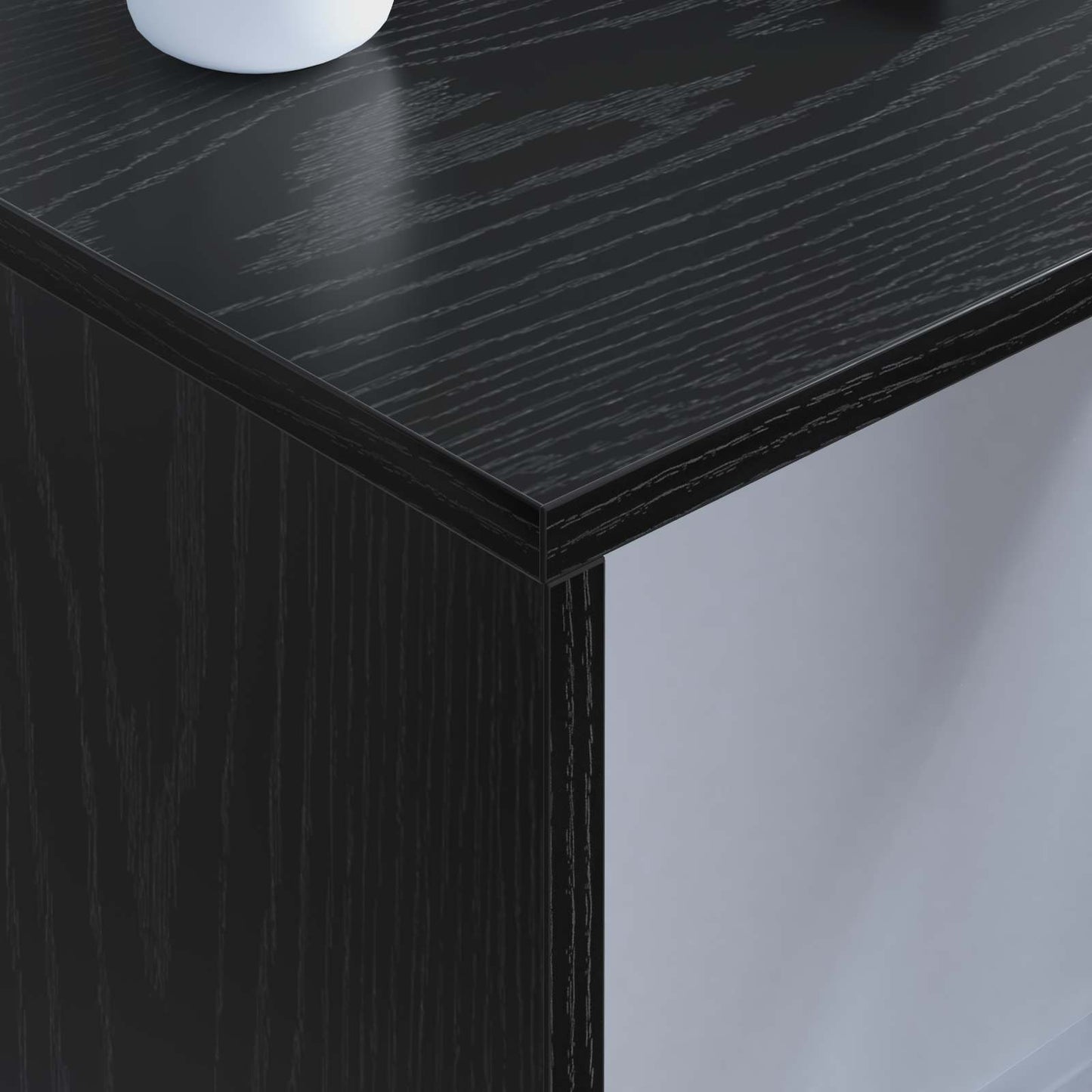 Scrivania a parete Rovere Nero 80 x 45 x 30 cm | homemem39