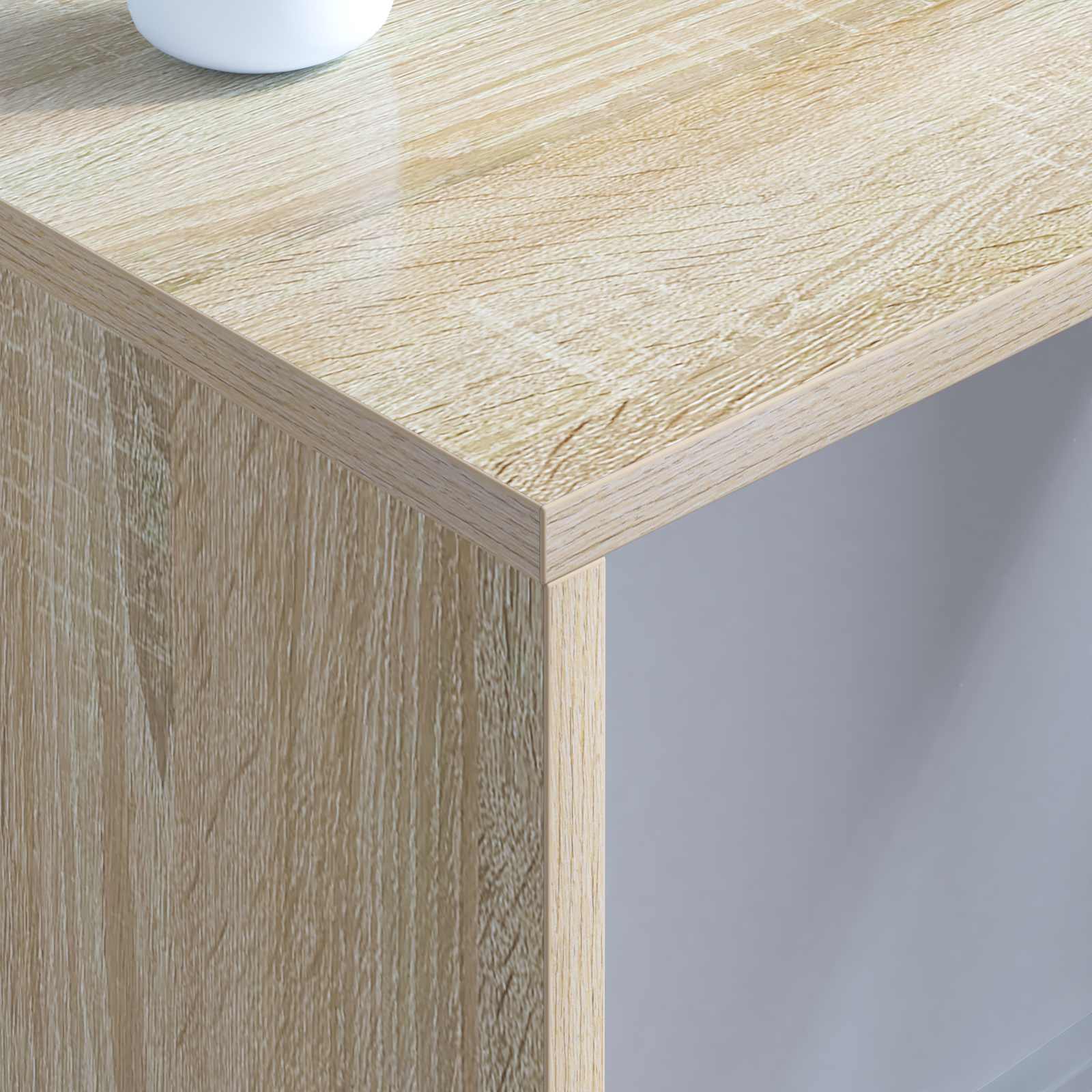 Scrivania a parete Rovere Sonoma 80 x 45 x 30 cm | homemem39