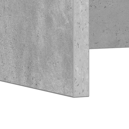 Scrivania a parete Grigio cemento 80 x 45 x 30 cm | homemem39