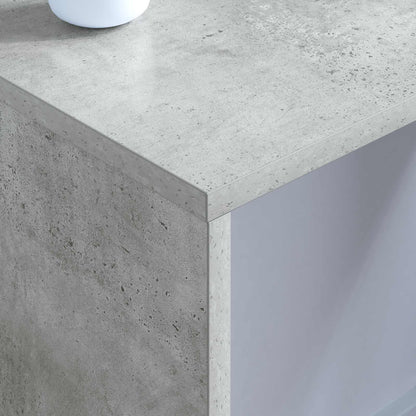 Scrivania a parete Grigio cemento 80 x 45 x 30 cm | homemem39