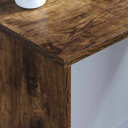 Scrivania a parete Rovere fumé 80 x 45 x 30 cm | homemem39