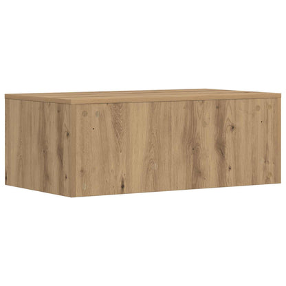 Scrivania a parete Rovere artigianale 80 x 45 x 30 cm | homemem39