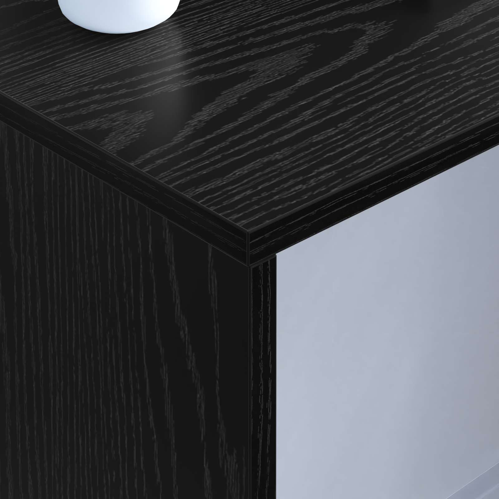 Scrivania a parete Rovere Nero 100 x 45 x 30 cm | homemem39
