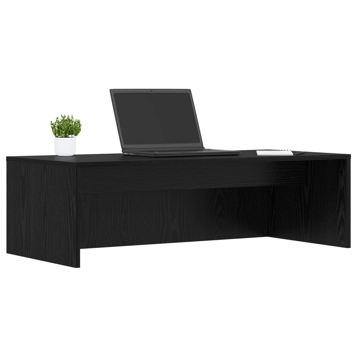 Scrivania a parete Rovere Nero 100 x 45 x 30 cm