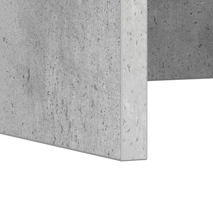 Scrivania a parete Grigio cemento 100 x 45 x 30 cm | homemem39