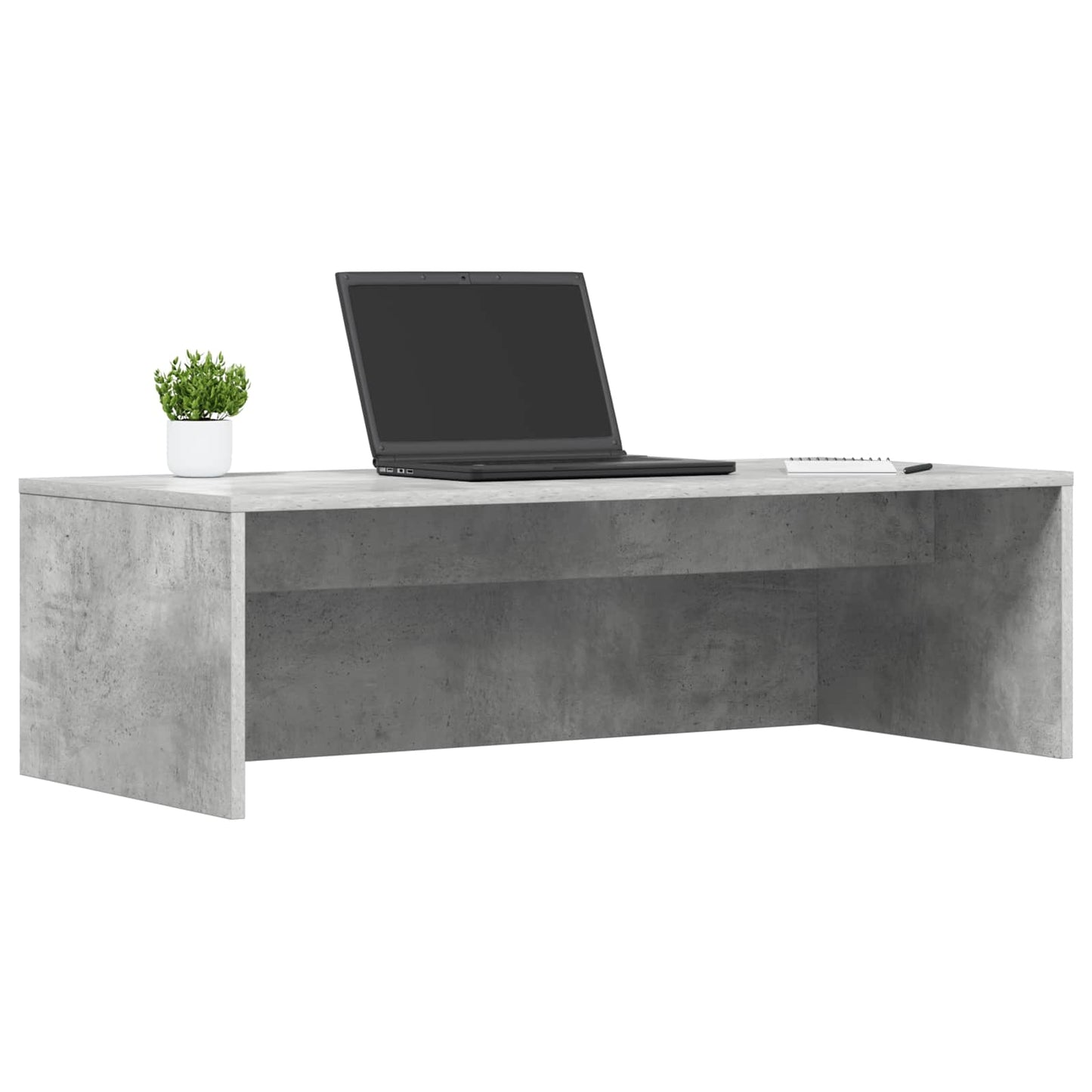 Scrivania a parete Grigio cemento 100 x 45 x 30 cm | homemem39