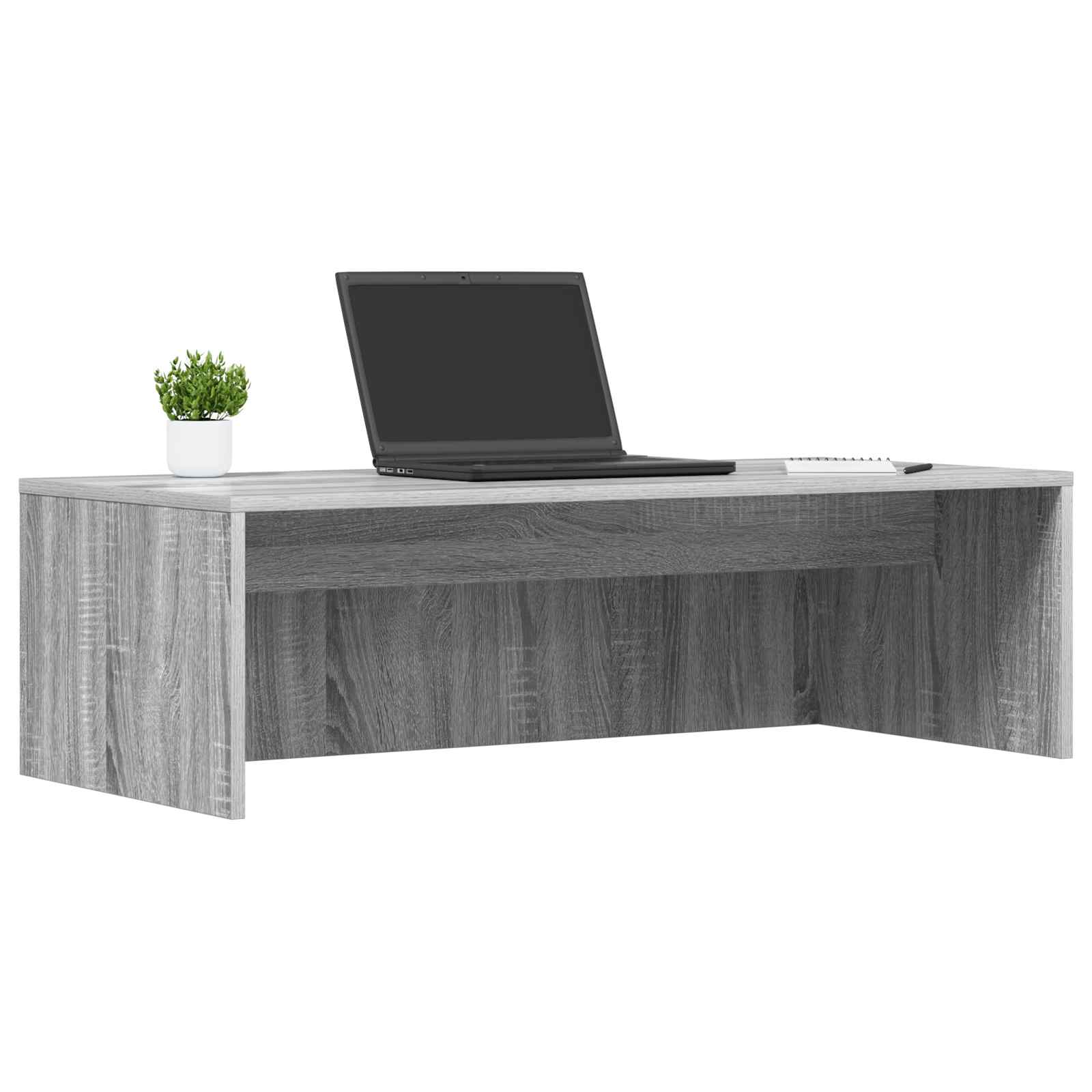 Scrivania a parete Grigio Sonoma 100 x 45 x 30 cm | homemem39