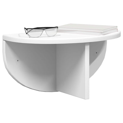 Scaffale da parete 2 pcs Bianco 38 x 19 x 19 cm