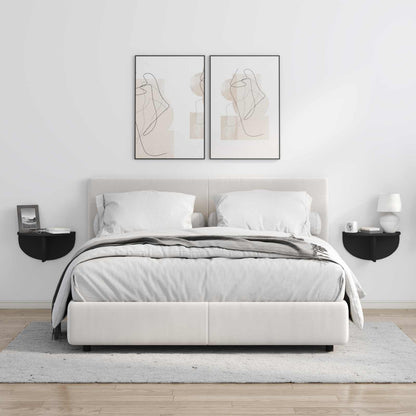 Scaffale da parete Nero 38 x 19 x 19 cm Legno multistrato