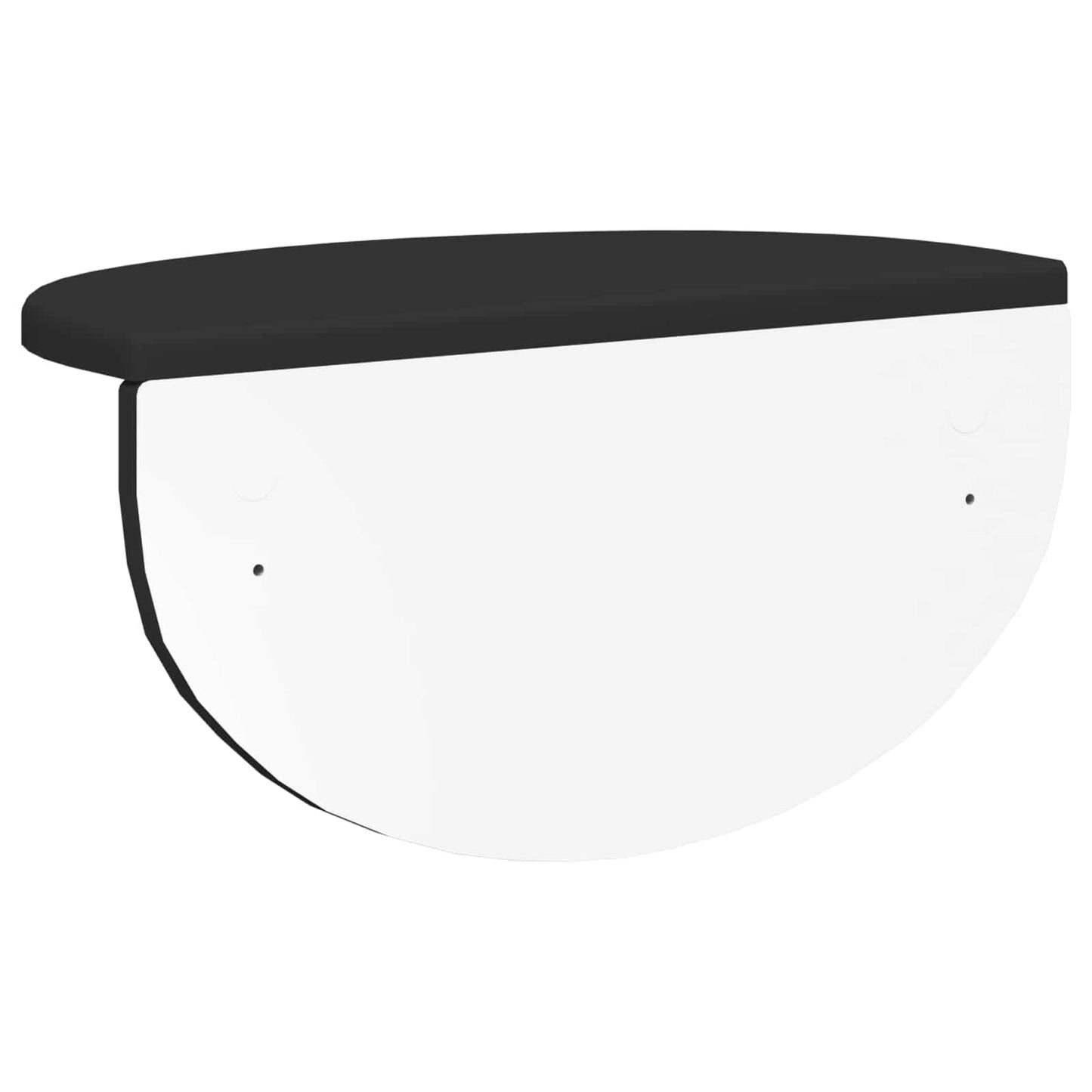 Scaffale da parete Nero 38 x 19 x 19 cm Legno multistrato