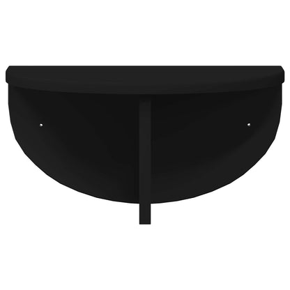 Scaffale da parete Nero 38 x 19 x 19 cm Legno multistrato