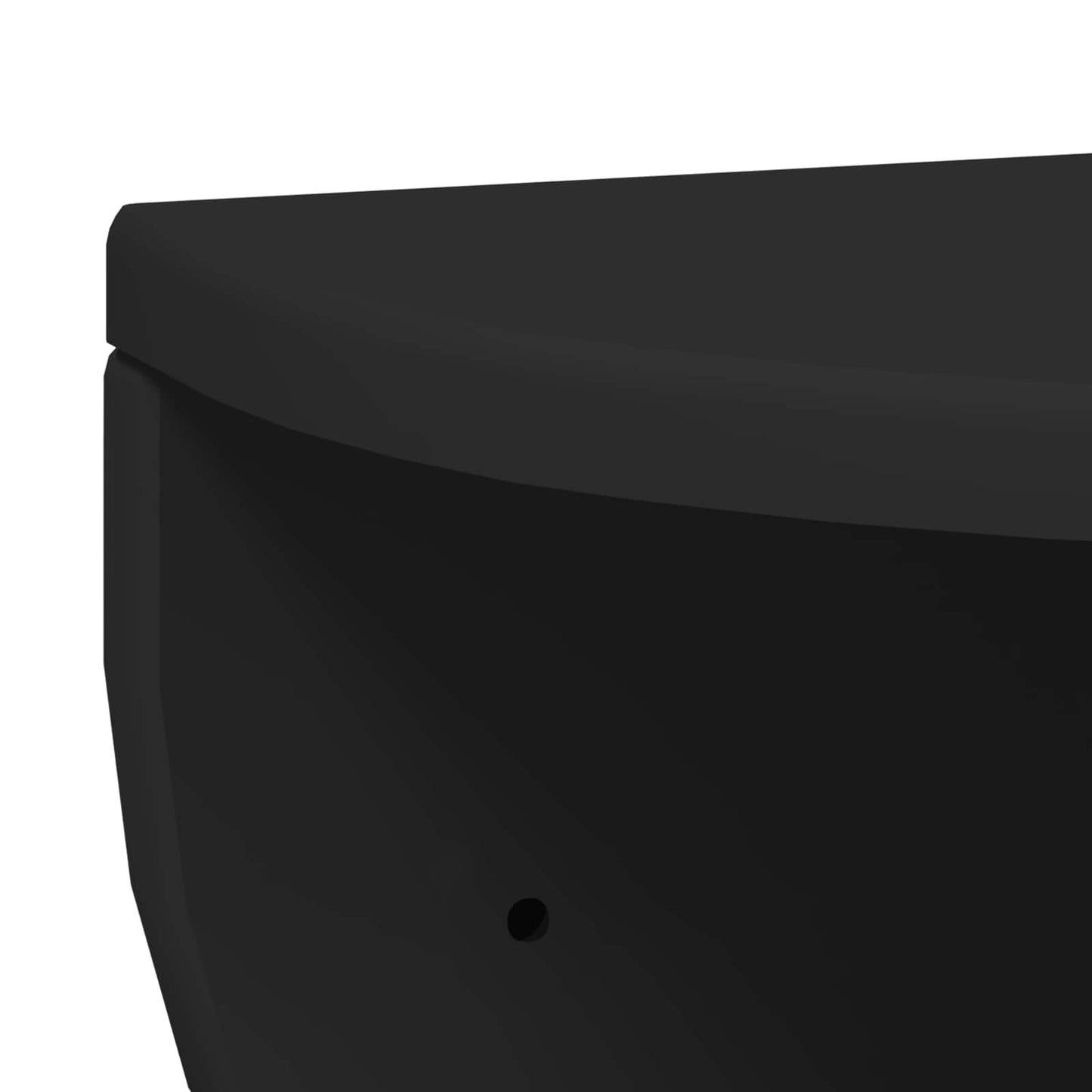 Scaffale da parete 2 pcs Nero 38 x 19 x 19 cm Legno multistrato