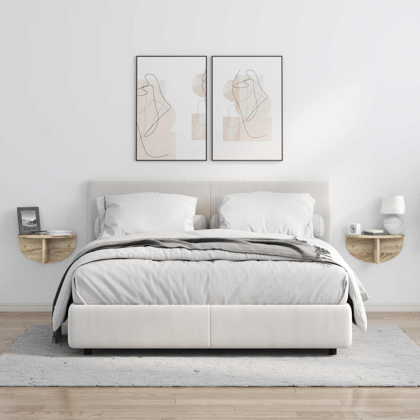 Scaffale da parete Rovere Sonoma 38 x 19 x 19 cm