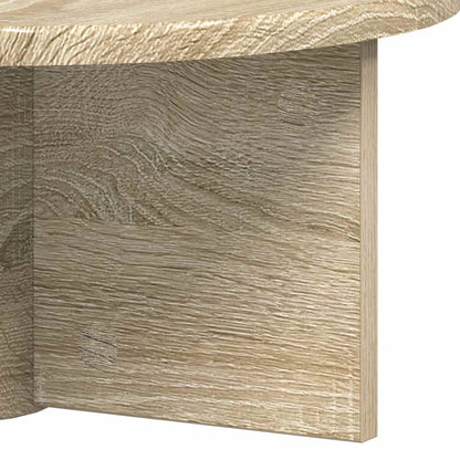 Scaffale da parete 2 pcs Rovere Sonoma 38 x 19 x 19 cm