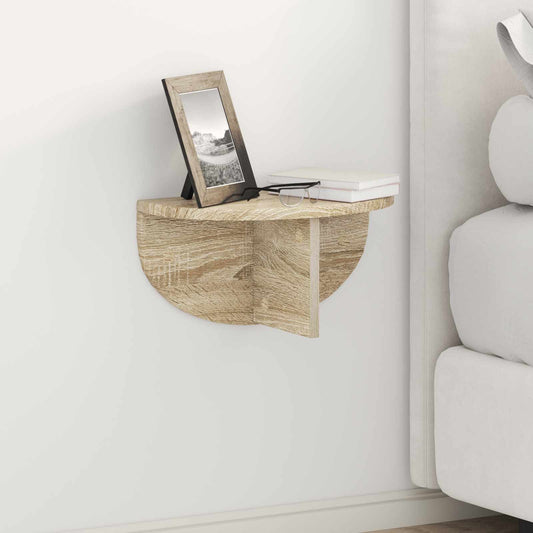 Scaffale da parete 2 pcs Rovere Sonoma 38 x 19 x 19 cm
