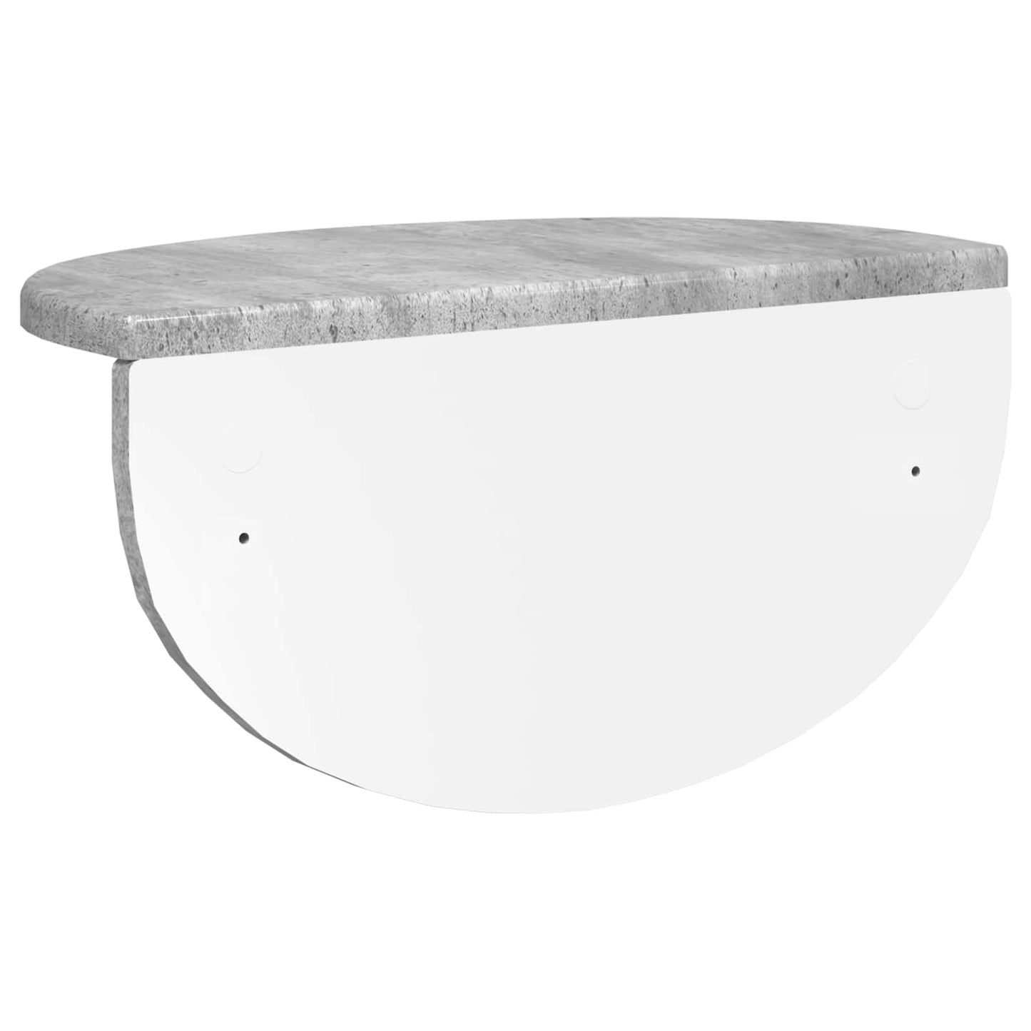 Scaffale da parete 2 pcs Grigio cemento 38 x 19 x 19 cm