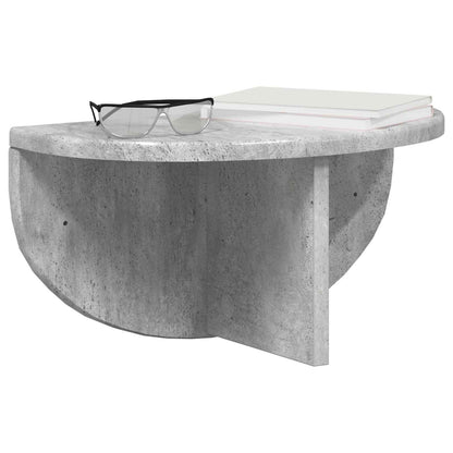 Scaffale da parete 2 pcs Grigio cemento 38 x 19 x 19 cm