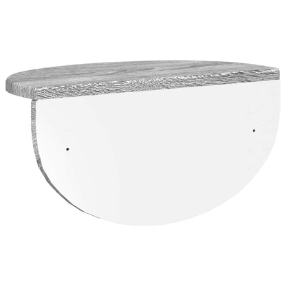 Scaffale da parete Grigio Sonoma 38 x 19 x 19 cm