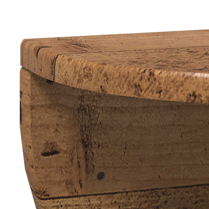 Scaffale da parete 2 pcs Legno vecchio 38 x 19 x 19 cm