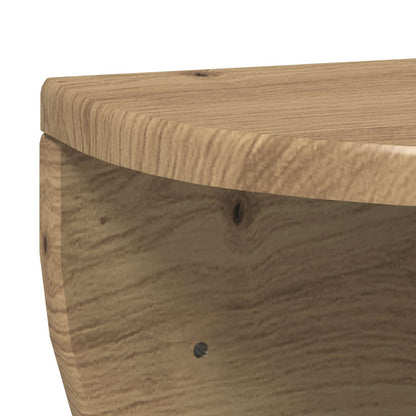 Scaffale da parete Rovere artigianale 38 x 19 x 19 cm