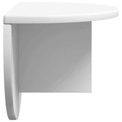 Scaffale da parete Bianco 48 x 24 x 24 cm Legno multistrato