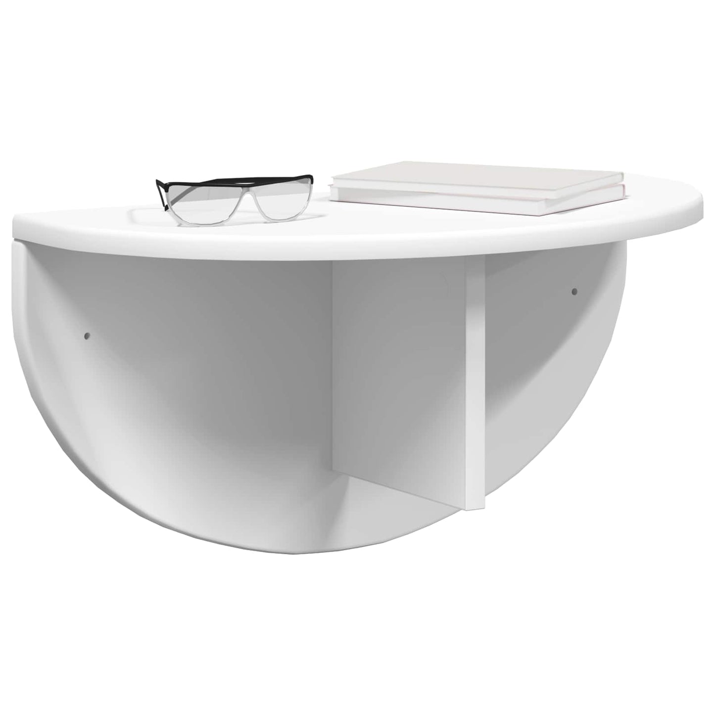 Scaffale da parete 2 pcs Bianco 38 x 19 x 19 cm