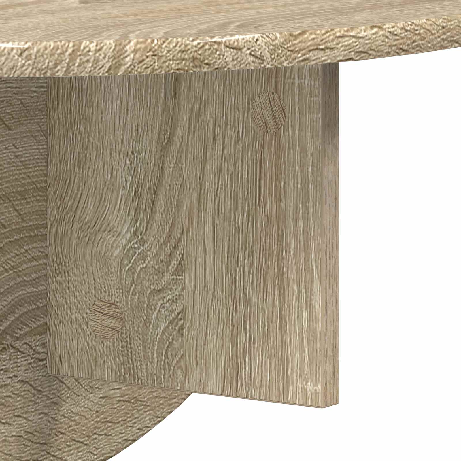 Scaffale da parete 2 pcs Rovere Sonoma 48 x 24 x 24 cm | homemem39