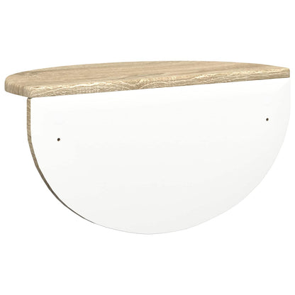 Scaffale da parete 2 pcs Rovere Sonoma 38 x 19 x 19 cm