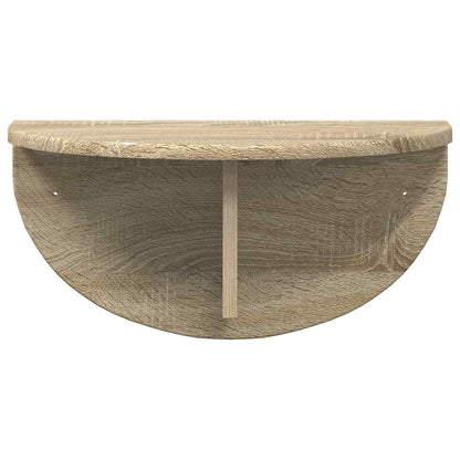 Scaffale da parete 2 pcs Rovere Sonoma 48 x 24 x 24 cm