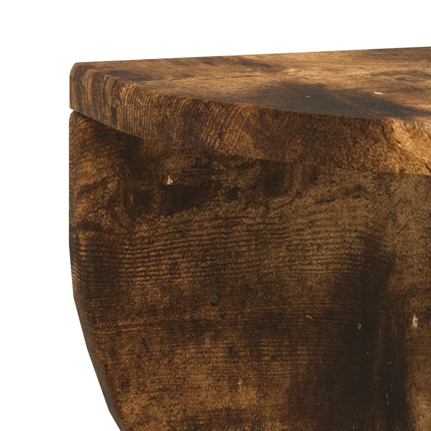 Scaffale da parete 2 pcs Rovere fumé 38 x 19 x 19 cm