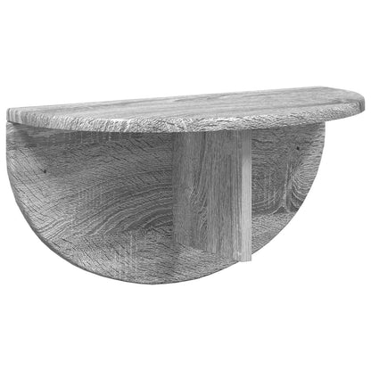 Scaffale da parete 2 pcs Grigio Sonoma 38 x 19 x 19 cm