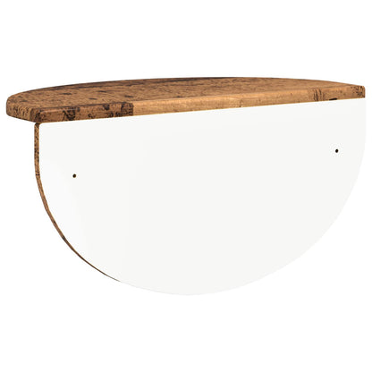 Scaffale da parete 2 pcs Legno vecchio 38 x 19 x 19 cm