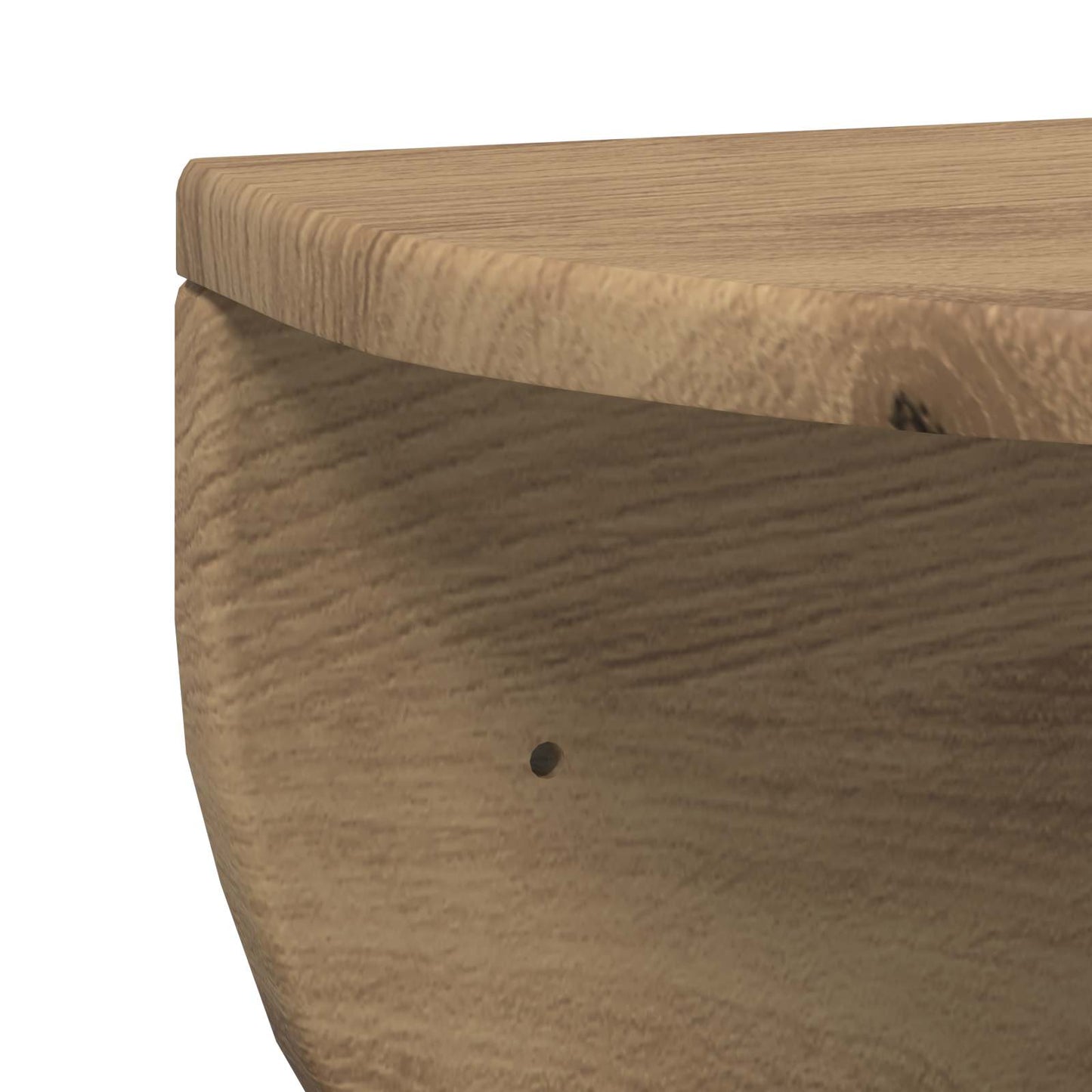 Scaffale da parete Rovere artigianale 38 x 19 x 19 cm