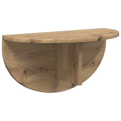 Scaffale da parete 2 pcs Rovere artigianale 48 x 24 x 24 cm