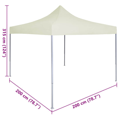 Tenda Party Crema 200 x 200 x 315 cm Tessuto Oxford | homemem39