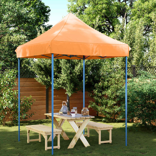Tenda Party Arancione 200 x 200 x 306 cm Tessuto Oxford | homemem39
