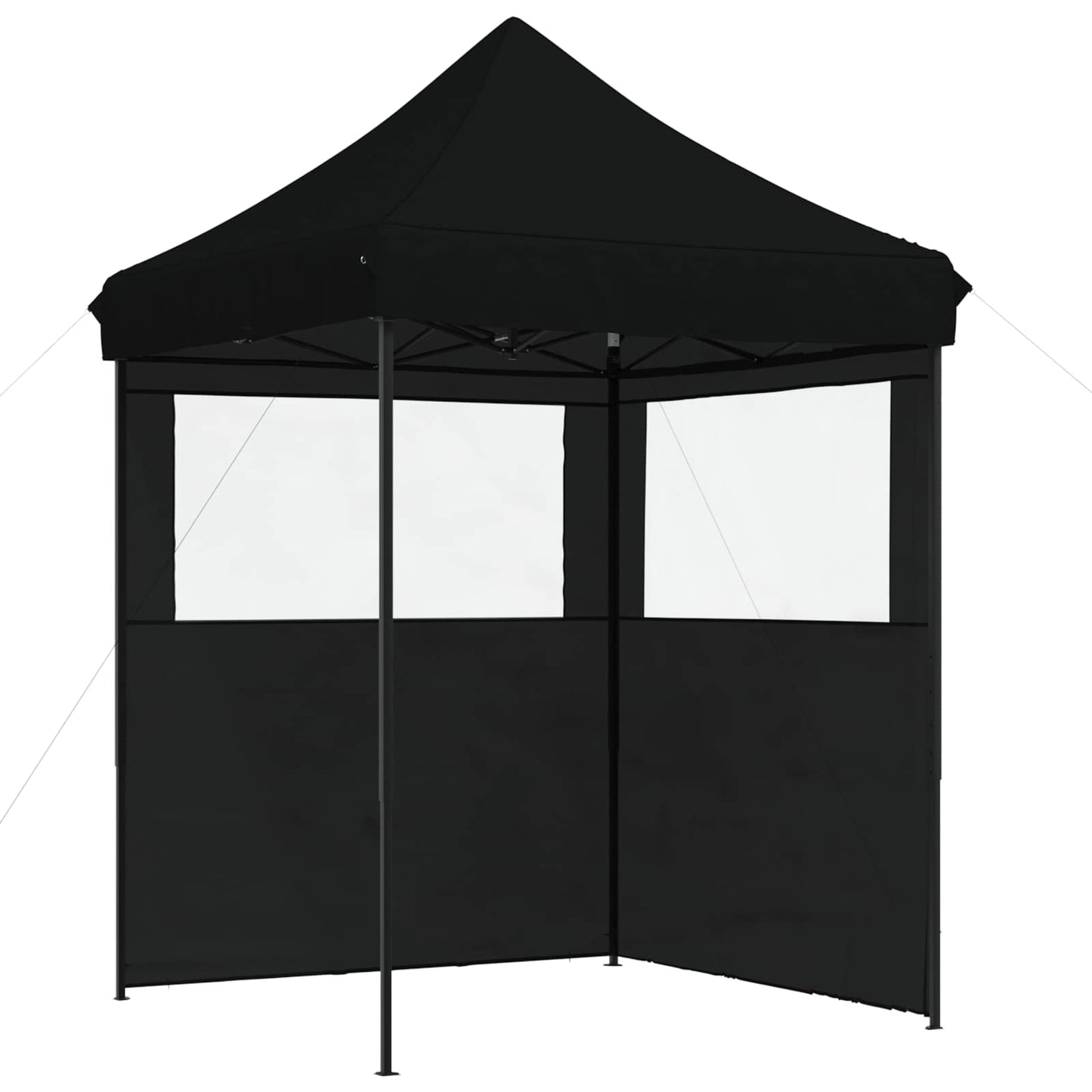 Tenda Party Nero 200 x 200 x 306 cm Tessuto Oxford | homemem39