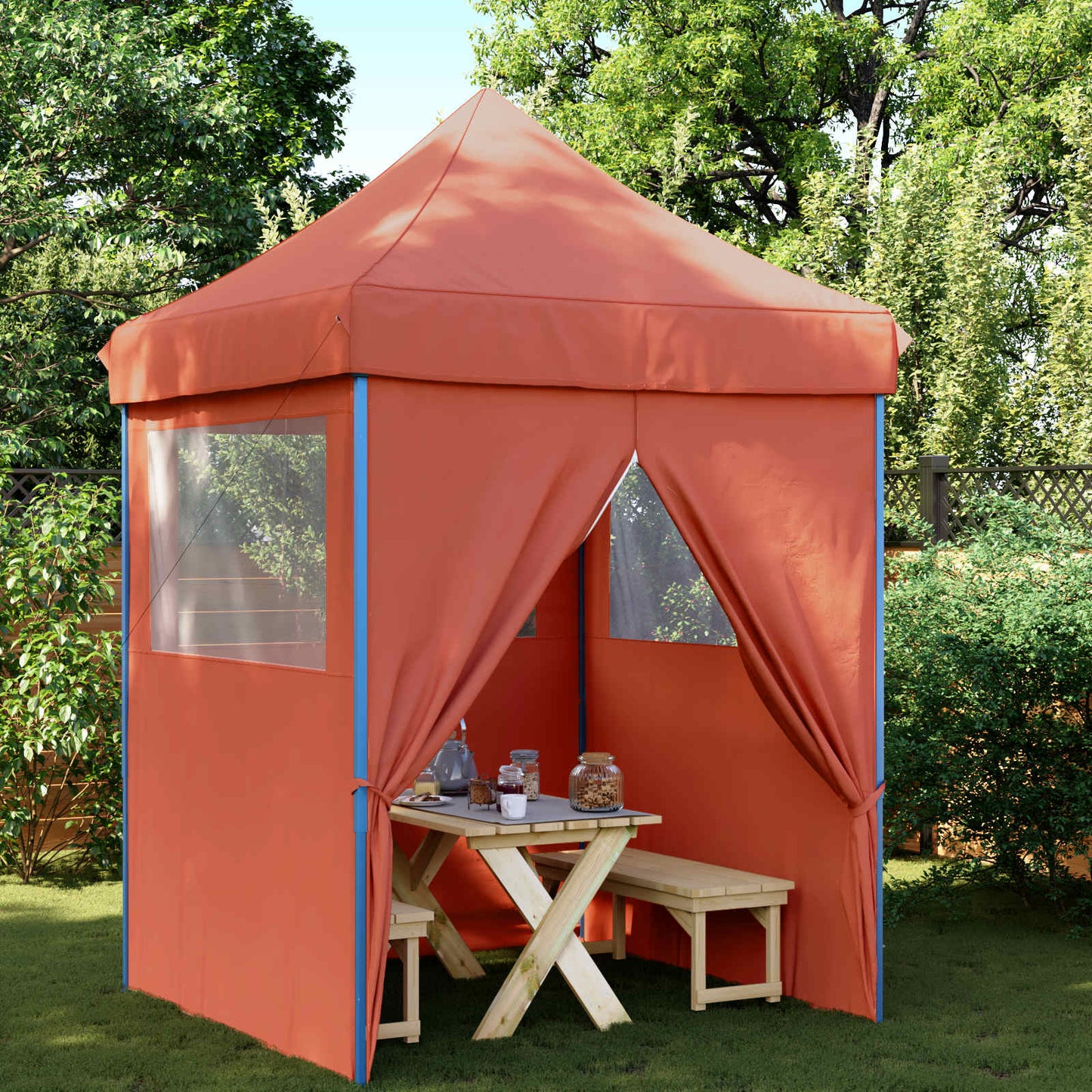 Tenda Party Terracotta 200 x 200 x 306 cm Tessuto Oxford
